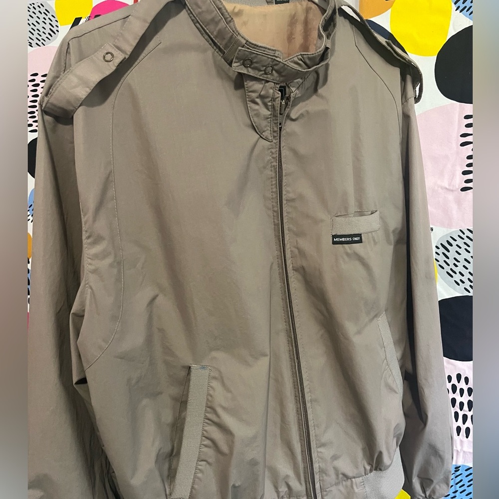 Members Only Vintage Windbreaker Lightweight Jacket